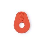 Levy's Leathers Orange Stretchy Rubber Guitar Strap Locks 4 Pack (LVY-RINGBLOCK-OR)
