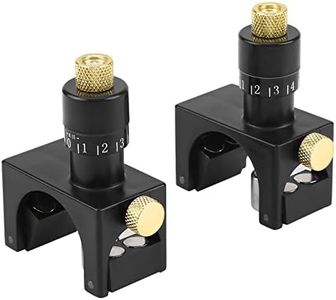 Candeon 2 Unids Plantilla De Hoja Cepilladora, Reguladores Magnéticos Para Cuchillas De Cepilladoras, Ajuste De Hoja De Cepilladora Magnética Colocador De Cuchillas De Cepilladora Para Trabajar Madera