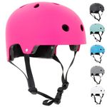 SkateHut Bike Helmets for Kids, Teens and Adults - Certified Safety Helmet for Boys, Girls, Men & Women - Adjustable Skateboarding Helmet for Scooters, BMX, Mountain Biking & Roller Skating Protection