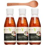 Nem Viet Vietnamese Dipping Sauce 180ml x3, Wooden Spoon