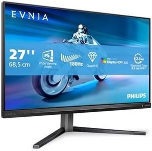 Philips Evnia 27M2N5500-27 inch QHD gaming monitor, 180 Hz, FreeSync Premium, G-Sync compatible, HDR400 (2560x1440, 1 ms, HDMI, DisplayPort) black/gray