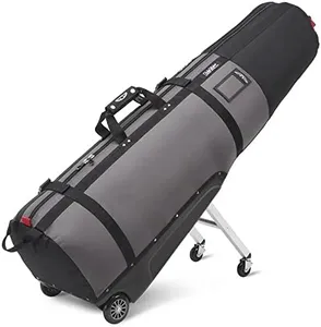 Sun Mountain 2020 ClubGlider Journey Golf Travel Bag (Black-Gunmetal)