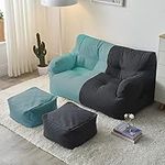 Lazy Sofas Cover Bean Bag Chair w/F