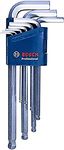 Bosch Professional 9-Piece HEX Angle Screwdriver Set (1.5–10.0 mm)