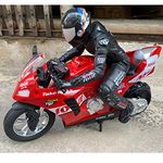 Ssccgym 2.4G Remote Control Motorcycle RC Stunt Vehicle Electronic Dift Racing Cars 1:16 Scale with Self-Balancing Single-Wheel Functions