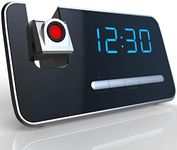 SUPERIOR ESSENTIALS Projection Alarm Clock with AM/FM Radio