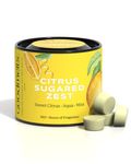 GoodMelts Citrus Sugared Zest Scented Wax Melts | Sweet Citrus, Aqua & Mint Fragrance | Natural Soy Wax, Vegan, Essential Oil Infused | 160–200 Hrs Scent Time – Safe, Smoke-Free