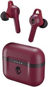 Skullcandy Indy Evo Truly Wireless Bluetooth in Ear Earbuds with Mic (Deep Red)