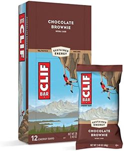 CLIF BAR - Energy Bars - Chocolate Brownie - (2.4 Ounce Protein Bars, 12 Count)
