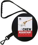 Chew Resistant, Float on Water Dog Training Leash, Wear-Resistant Leashes, Heavy Duty Hook Safe Handle Long Lead for Dogs-15ft 20ft 30ft 40ft 50ft for Large Medium Small Pets Dogs - Black 20ft