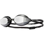 TYR Black Ops 140 EV Mirrored Racing Swimming Goggles for Adults, Color-Metallized Smoke