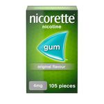 Nicorette Chewing Gum 4mg Original - 105 Pieces