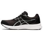 ASICS Men's GEL-CONTEND 8 Running Shoes, 9, BLACK/WHITE