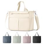 Lunch Bag Insulated Lunch Box Leakproof Lunch Tote Bags for Women Men,Portable Thermal Cooler Bag Lunch Containers with Shoulder Strap for Work, Family, Picnic, School, Outdoor,BBQ,B2-Beige