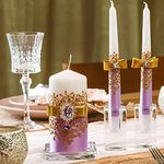 Unity Ceremony Ideas Unity Ceremony Candles for Wedding - 6" Pillar & 10" Tapers Three Candle Set Unity Wedding Candles Big White Ceremonial Decorative Candles - juegos mesa Vela para boda