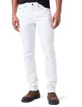 BOSS Men's Delaware BC-C Jeans Trousers, White100, 34W/34L