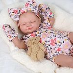 BABESIDE Reborn Doll Girl Skylar 17 Inch Lifelike Babies Newborn Baby Dolls Realistic Todder Doll Real Life Baby Dolls Full Body Vinyl Washable Like Real Baby
