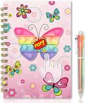 Spiral Notebook for Kids with Pen, 