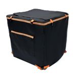 Generator Cover, Generator Covers Heavy Duty Waterproof 600D Oxford with Refletive Strips, Outdoor All Weather Protection for Universal Portable Generators 5500-15000 Watt (38x30x28 inch)