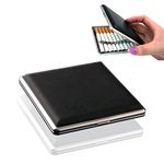 Leather Cigarette Case Holder Storage 20pcs 84mm