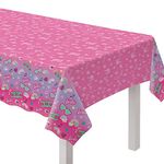 Amscan 572751 Barbie Dream Together Plastic Table Cover - 137cm x 244cm | Multicolor | 1 Pc. Props