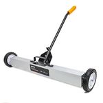 NEIKO 53418A 36-Inch Magnetic Pickup Sweeper with Wheels, Adjustable Handle, and Floor Magnet, Heavy-Duty Magnet to Pick Up Nails, 55-Pound Capacity