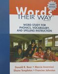 Words Their Way: Word Study for Phonics, Vocabulary, and Spelling Instruction (5th Edition)