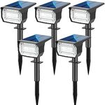 5Pcs Solar Spot Lights Outdoor Gard