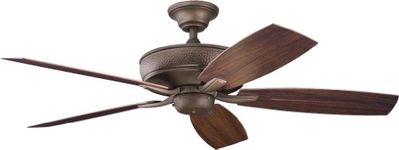 Kichler 310103WCP 52-Inch Monarch II Patio Fan, Weathered Copper Powder Coat