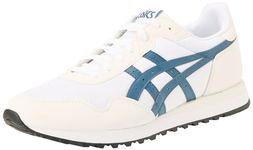 ASICS Men's Tiger Runner II Sneaker, White/Vintage Indigo, 11 UK