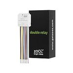 Zooz 700 Series Z-Wave Long Range Double Relay ZEN52 | Control 2 Lights Individually, Signal Repeater | Works with SmartThings, Hubitat, and Home Assistant (JS) | Z-Wave Hub Required (Sold Separately)