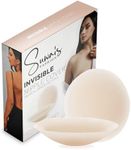 SUWAIS FASHION Cakes Body Nipple Cover-Silicone Nipple Covers Reusable-Breast petals, Reusable Nipple Covers for Women,Pasties Nipple Covers fits A to C Cup Light Nude