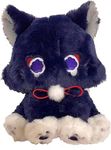 Wanderer Cat Plush Toy, 8.7" Scaramouche Plushies Doll Anime Figure Soft Stuffed Gift for Game Fans