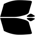 True Line Automotive Precut Window Tint Kit Compatible with Nissan NV200 Mini Van 2013-2021 - Customizable Front Sides - Front Car Window Tint - Pre Cut Window Tint for Car Windows - Tint Kit