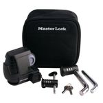 Master Lock 3794DAT Trailer Coupler and Hitch Pin Lock Set, Keyed Alike,Black