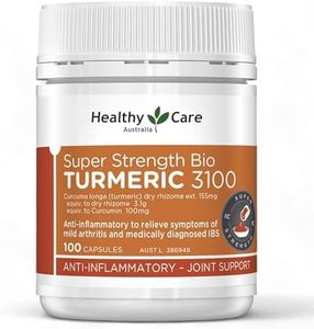 Healthy Care Super Strength Bio Turmeric Capsules - Supports Joint & Digestive Health - Premium Quality Dietary Supplement - Vegan and Gluten Free - 3100 mg - 100 Capsules