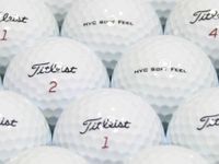 LostGolfBalls - 48 Titleist HVC Soft Feel Golf Balls in Pristine Condition, 2023 Year Model, Like New Quality, No Logos, No Player Markings, Recycled Used Golf Balls, Perfect Condition, White