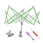 Yarn Swift Yarn Winder Yarn Ball Winder Knitting Yarn Holder for Skeins + 1 Pcs Scissors + 1PCS Adjustable Knitting Loop Crochet + 1PCS Crochet