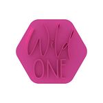 LissieLou Wild One Cookie Stamp Baby Shower or Gender Reveal Party Icing Fondant Embosser - Light Pink