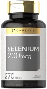 Selenium 200mcg | 270 Tablets | Vegetarian, Non-GMO & Gluten Free Supplement | by Carlyle