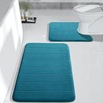 Yimobra Memory Foam Bath Mat Set, 2