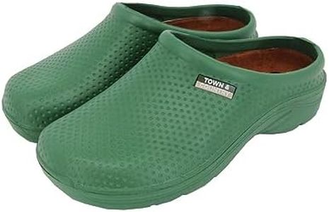 Town & Country Clogs Mens/Womens Ladies/Gents Green Gardening Super Soft Clogs/Cloggies Lightweight, Cushioned. Size 9 UK