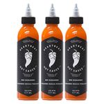 Heartbeat Hot Sauce - Red Habanero, 177ml (3 Bottles)