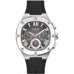 GUESS Gents Black Silicone Strap Watch (Model: GW0571G1)