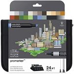 Winsor & Newton Promarker, Set of 24, Architecture Tones