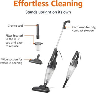 Amazon Basics Upright Vacuum Cleaner – Black