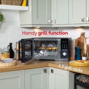 Russell Hobbs 25L 4-in-1 Digital Microwave with Air Fryer – Black