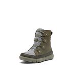 Sorel Womens Explorer Joan Wp Fashion Boot, Stone Green Alpine Tundra Explorer Next Joan, 5 UK