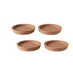 Ikea 365+ Cork Coasters with Deep Groove Insert 4 (10cm), Protect Tabletop Surface, Great Hack Jewelry Dish (4, 4 Diameter)