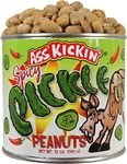 KICKIN’ Spicy Pickle Hot Peanuts – 12oz - Ultimate Spicy Gourmet Gift Peanuts - Try if you dare! …